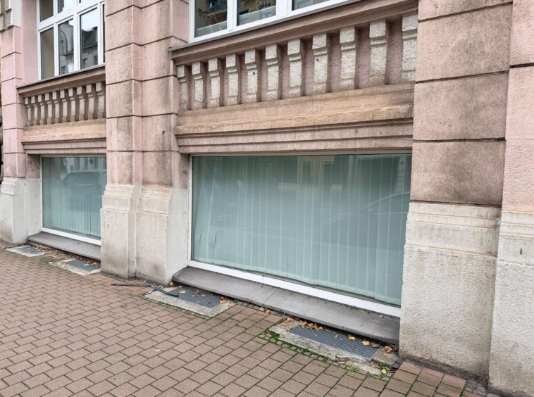 Haus Schaufenster Eingangsbereich