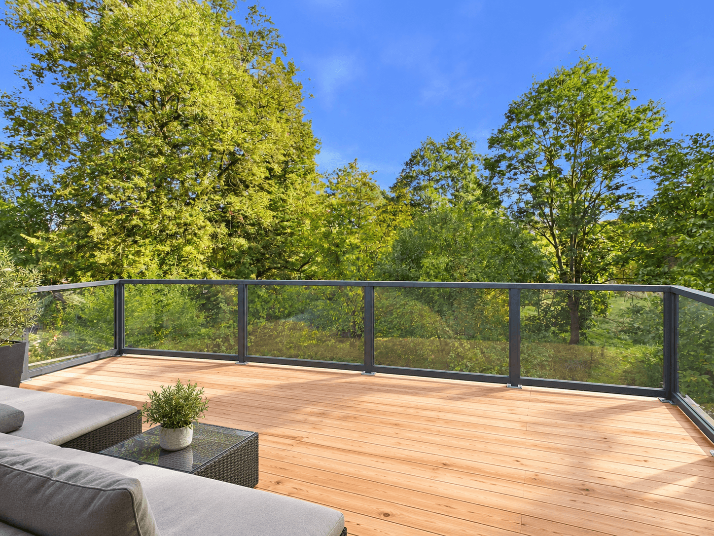 Dachterrasse - KI Visualisierung