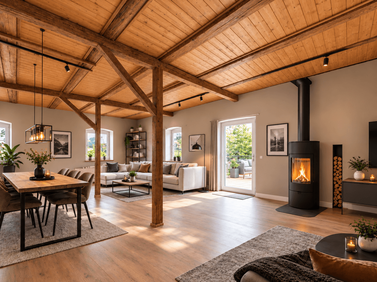 Wohnzimmer - KI Visualisuerung